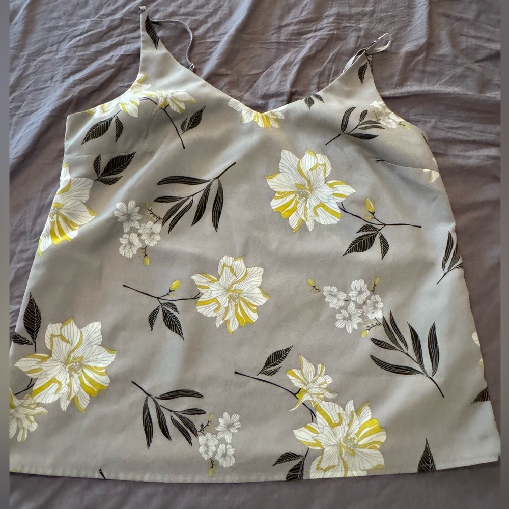 Banana Republic Floral strappy top